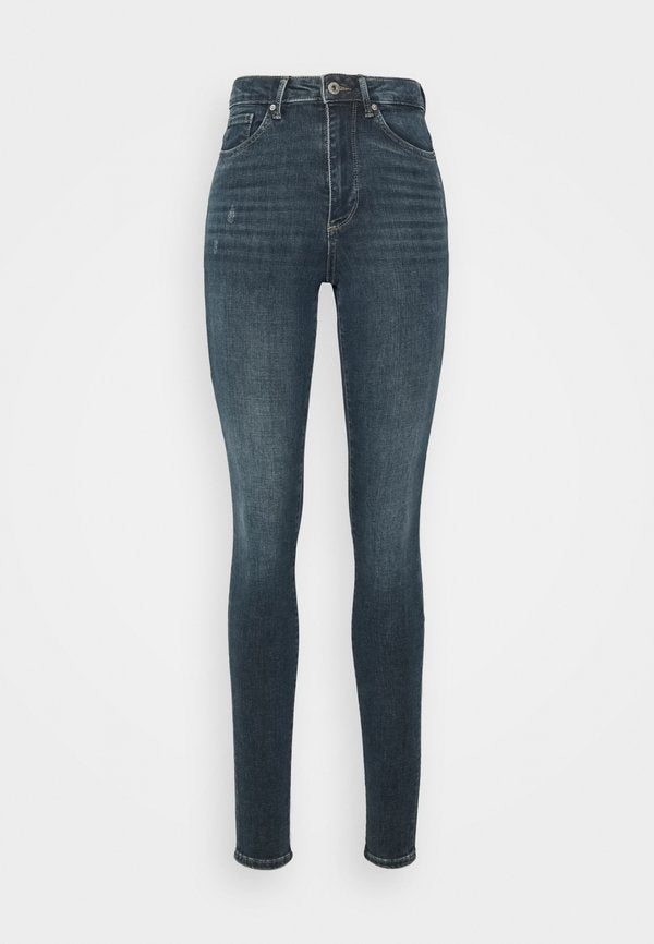 Vero Moda Tall SKINNY JEANS - Jeans Skinny Fit - dark blue denim