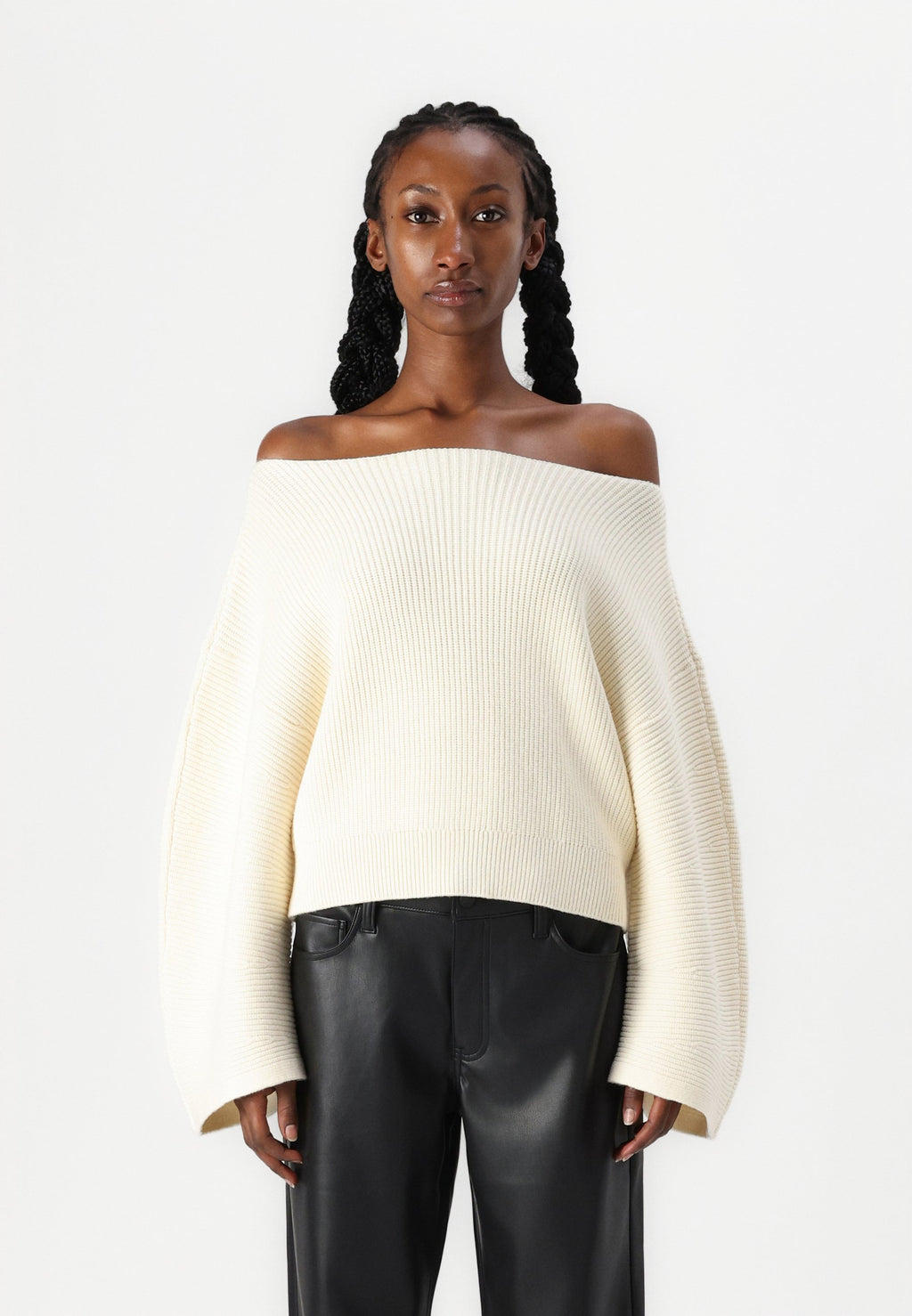 VILA Knitted Boatneck