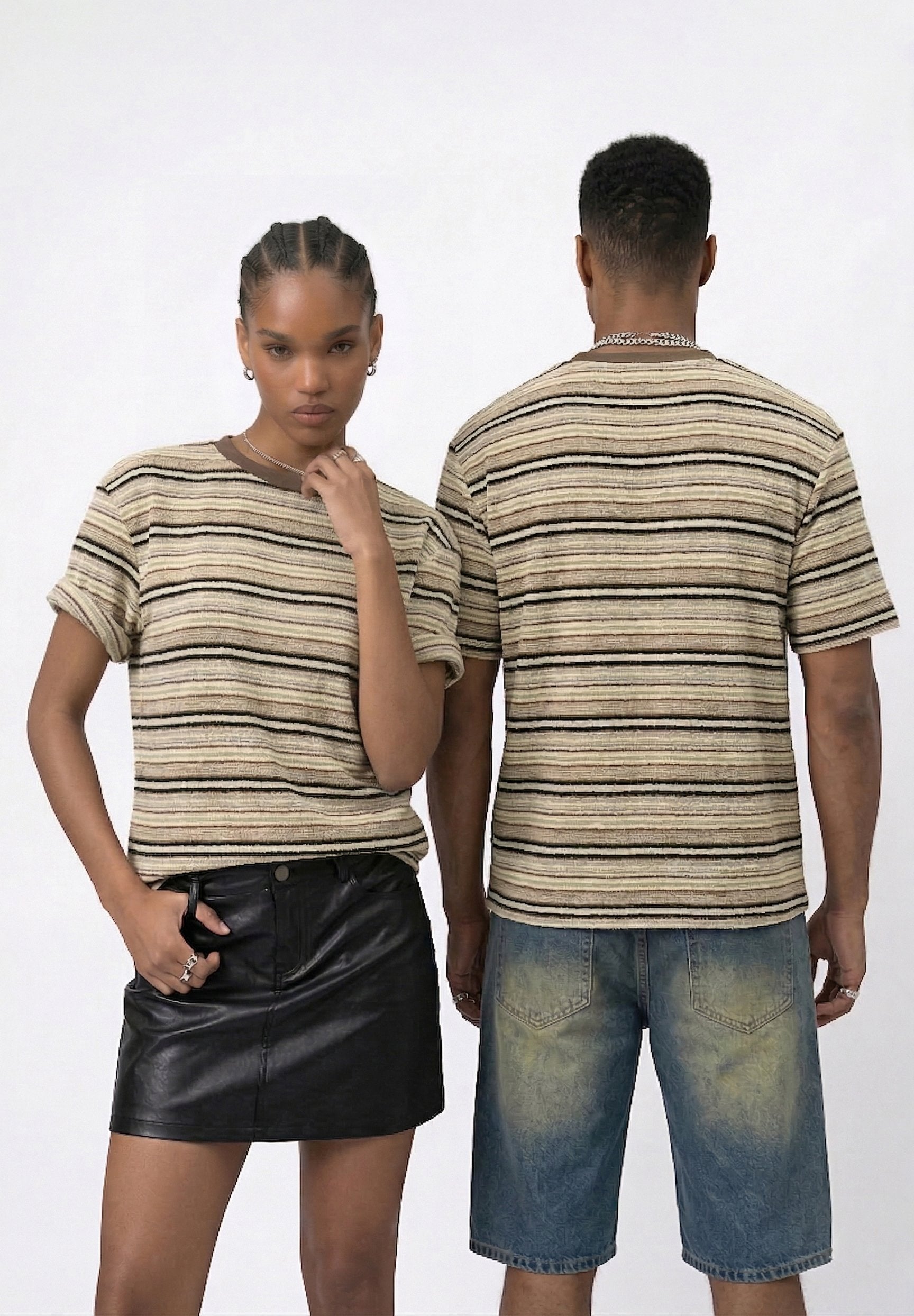 YOURTURN UNISEX OVERSIZED KNITTED