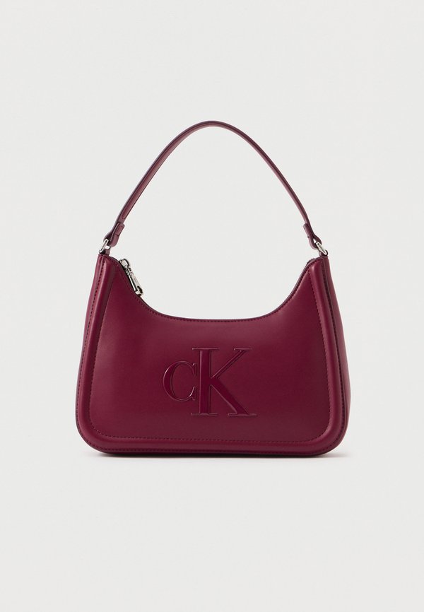 Calvin Klein BOLD SMALL SHOULDER BAG - Handbag - alluring pink