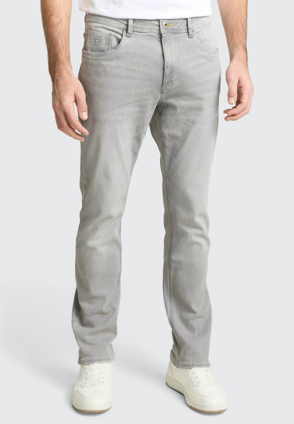 TOM TAILOR TTJOSH REGULAR SLIM FIT - Straight leg jeans - used light stone grey denim