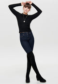 ONLY ONLEMMA L/S HIGH NECK TOP NOOS JRS