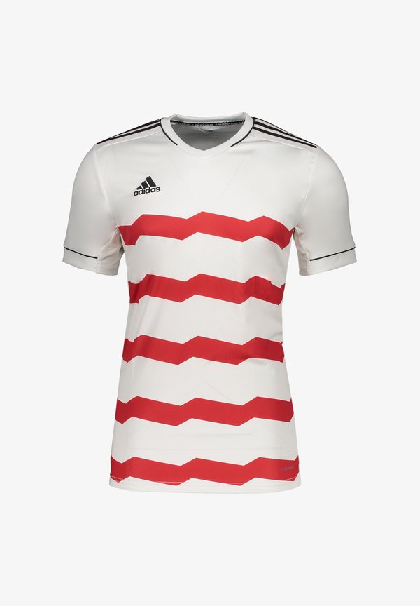 adidas Performance MILIC20  - Sports T-shirt - weissrotschwarz