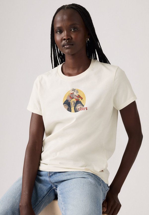 Levi's® THE PERFECT TEE - Print T-shirt - egret