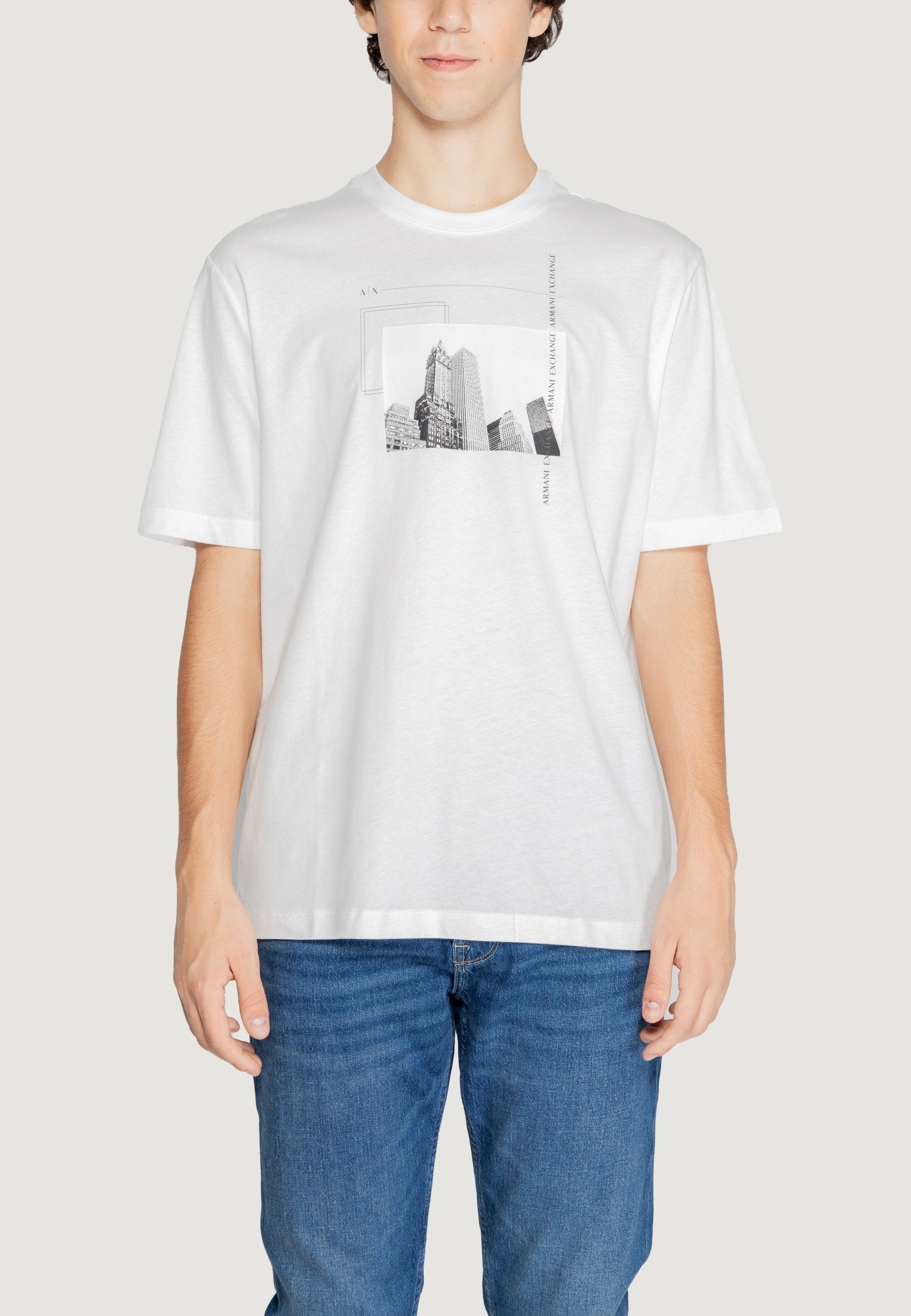 Armani Exchange T-Shirt print Media 1
