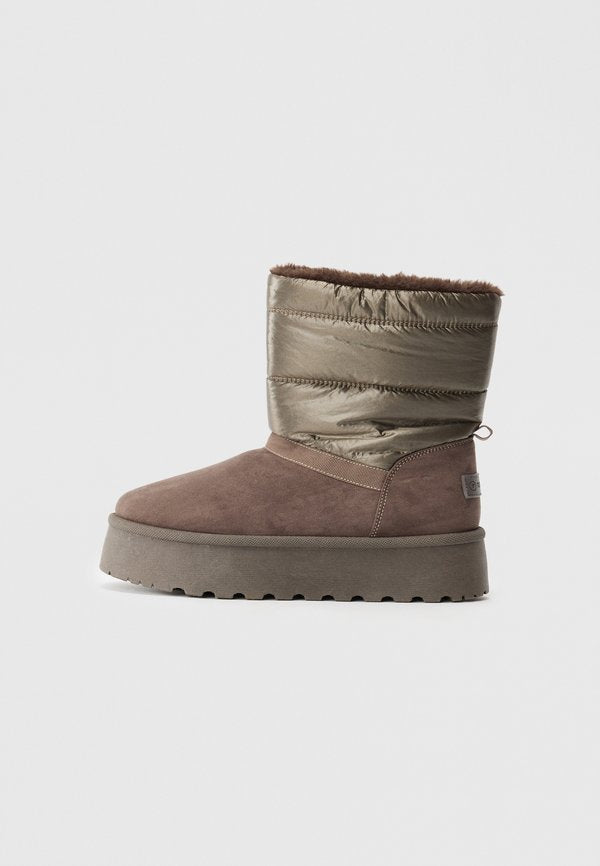 TOM TAILOR Winter boots - lava
