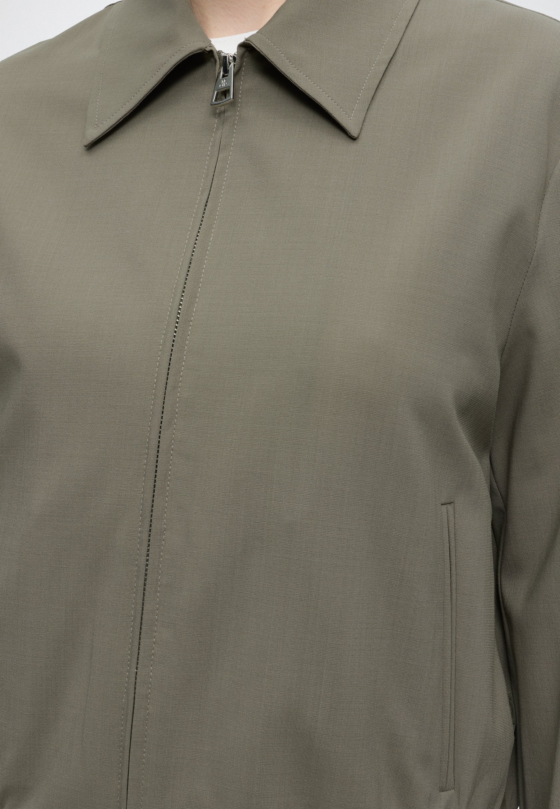 Marc O'Polo MOP X DFB TRAVEL COLLECTION ZIP-UP JACKET HOODED WELT POCKETS
