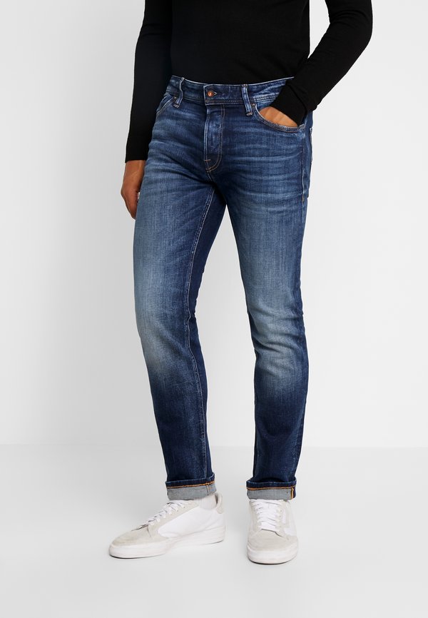 Jack & Jones JJIMIKE JJORIGINAL JOS - Straight leg jeans - blue denim