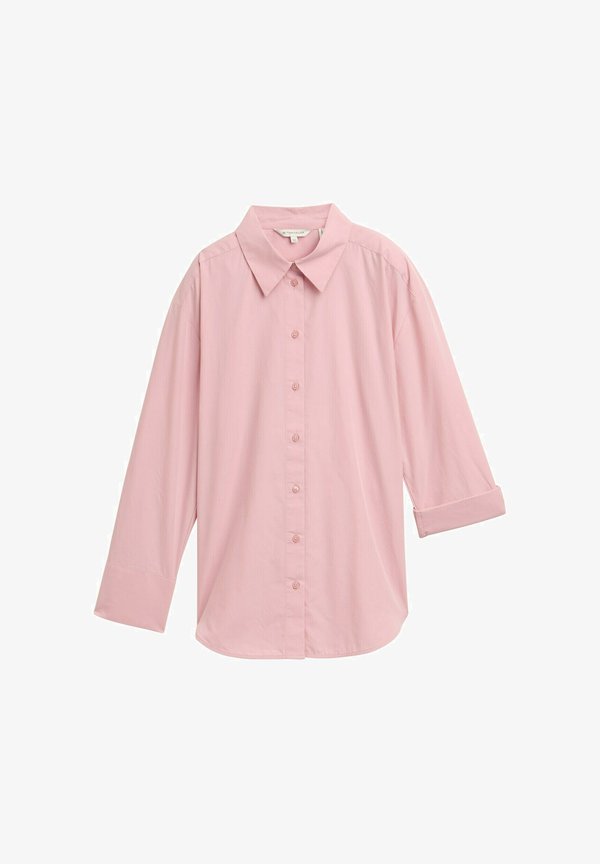 TOM TAILOR LOOSE FIT - Button-down blouse - morning pink