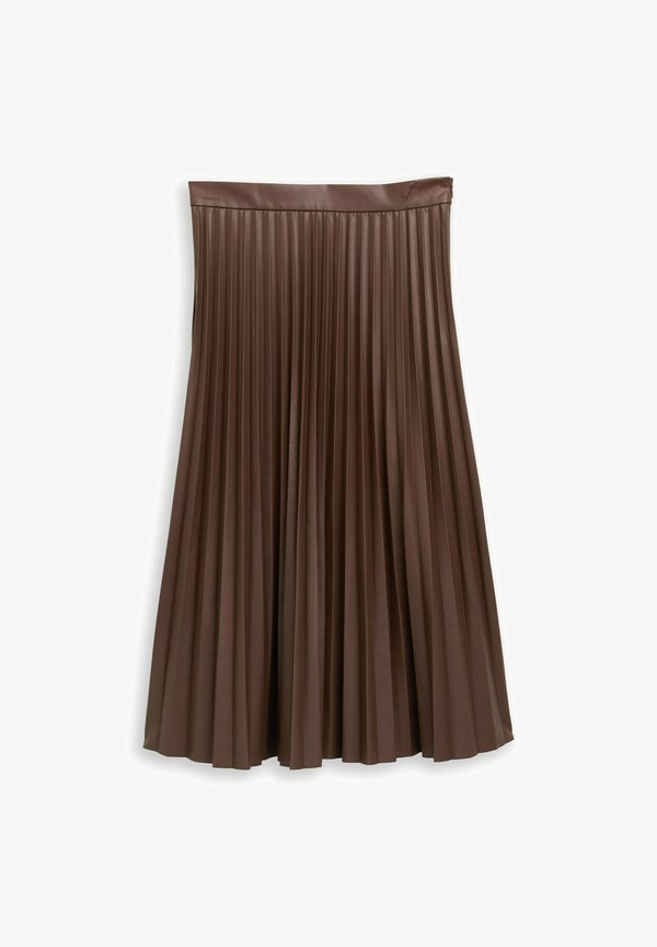 TOM TAILOR A-line skirt - dark pecan brown