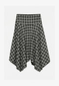 Vero Moda ASYMMETRICAL SKIRT VMLUCKY MIDI SKIRT - A-line skirt - black