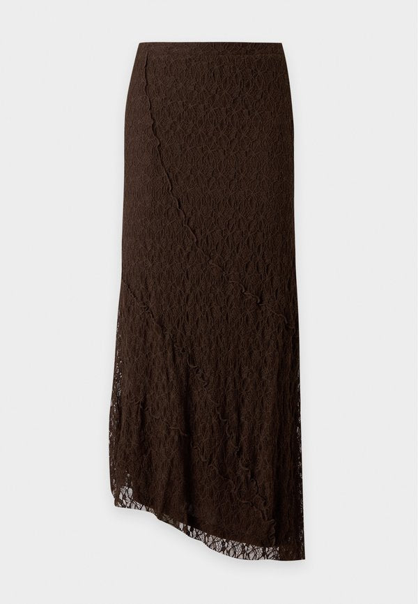 ONLY ONLKIM SLIT - Maxi skirt - bracken