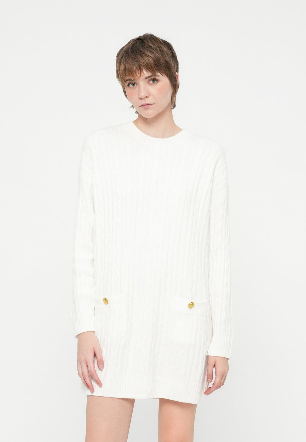 GAP CREWNECK MINI DRESS