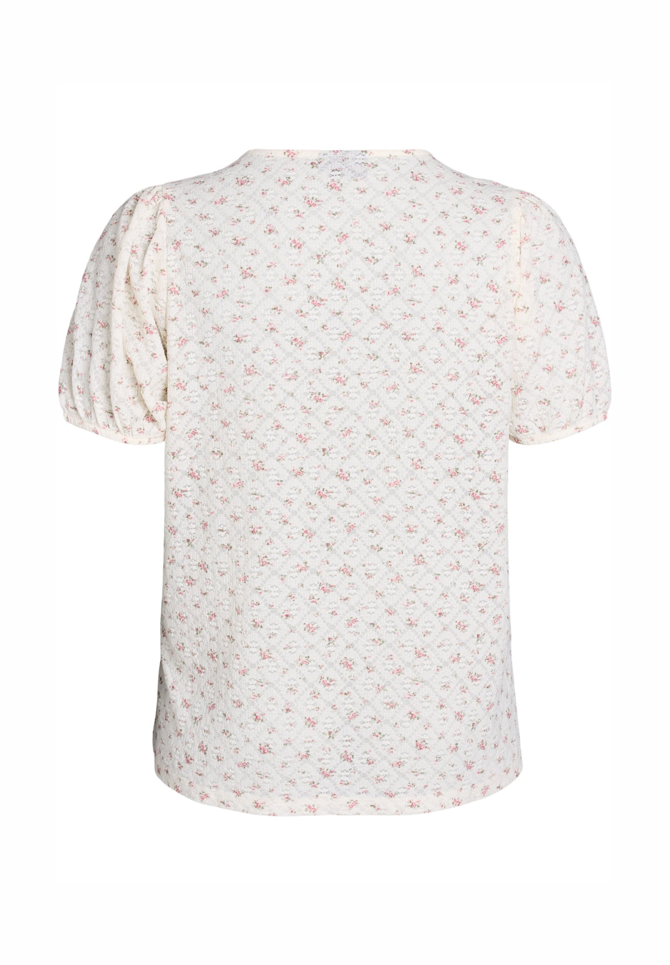 Zizzi KURZARM MIT BLUMENPRINT