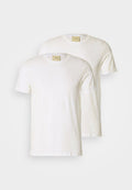 Calvin Klein STRETCH SLIM TEE LIQUID TOUCH TEES 2 PACK - Basic T-shirt - bright white