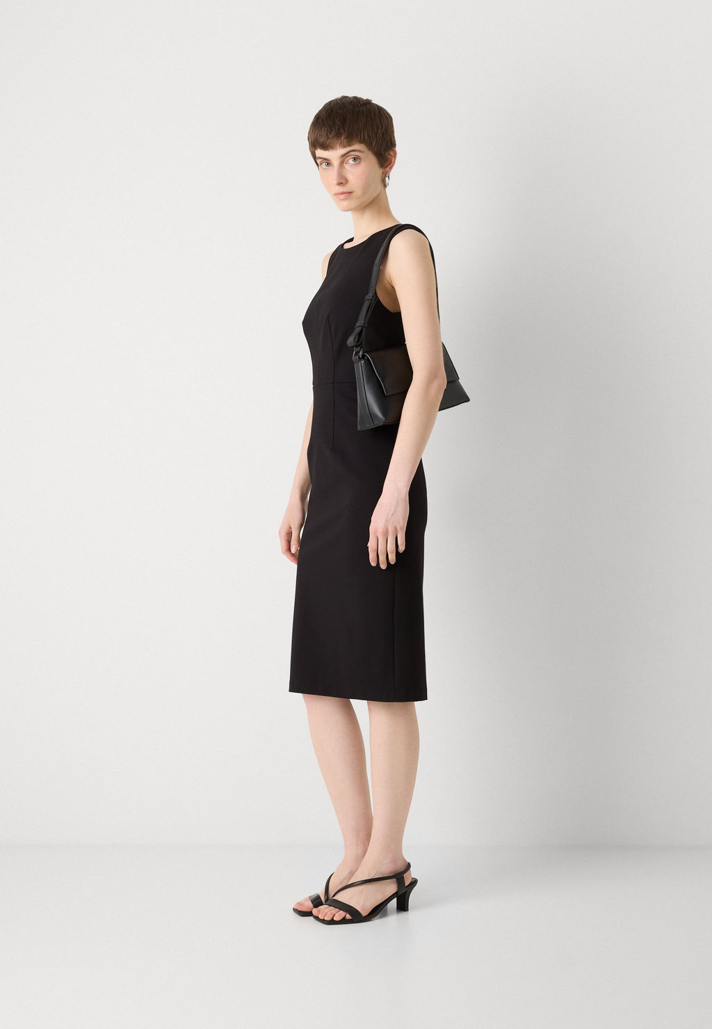 MARCIANO BY GUESS ZIP MIDI DRESS