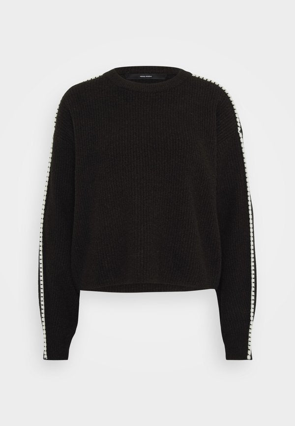Vero Moda Tall VMZORA O NECK  - Jumper - chocolate torte/birch