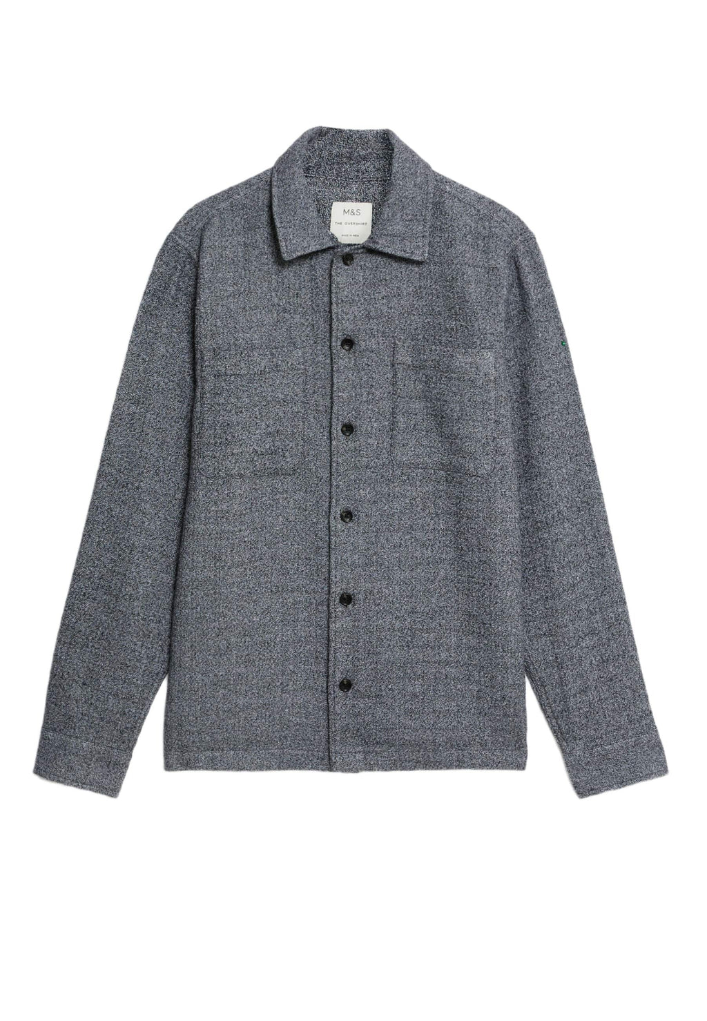 Marks & Spencer PURE COTTON TEXTURED OVER SHIRT