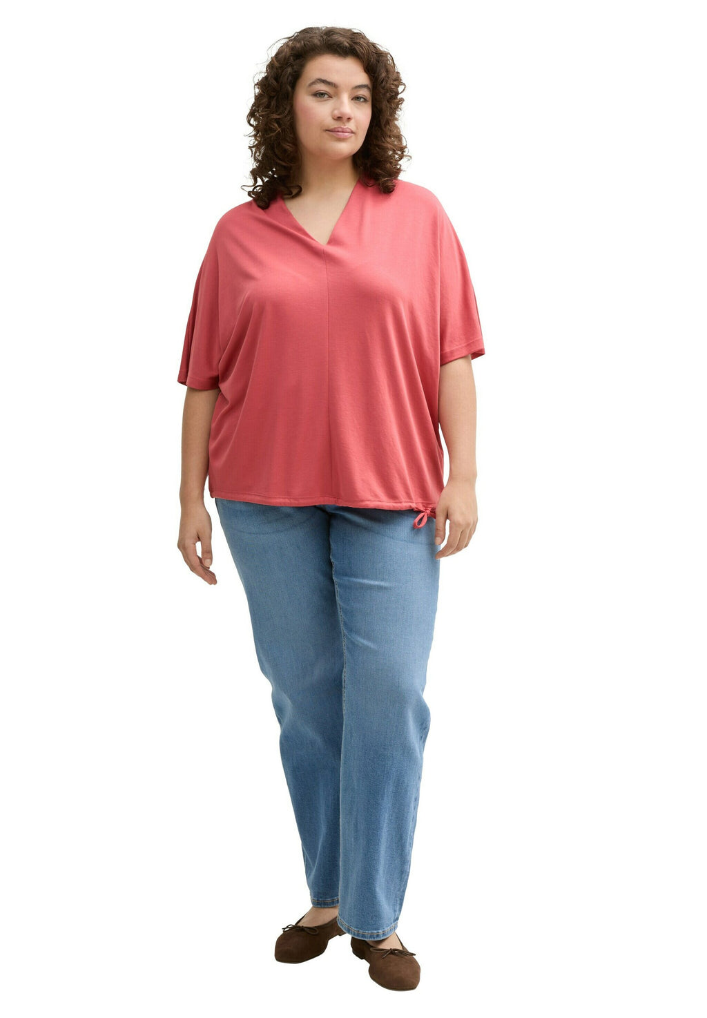 TOM TAILOR PLUS SIZE MIT V-AUSSCHNITT