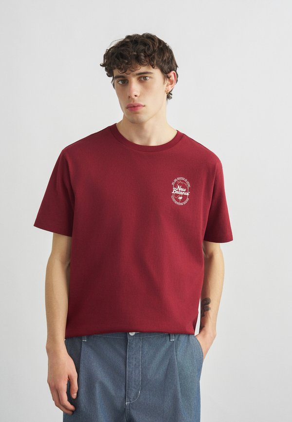 New Balance LUNAR NEW YEAR SHORT SLEEVE TEE - Print T-shirt - mercury red