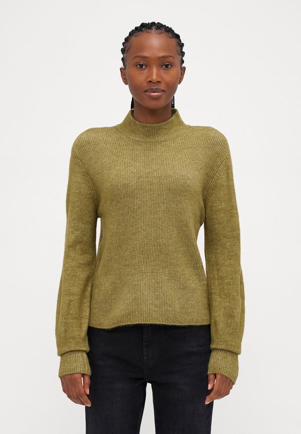 Vero Moda Petite VMPIPPA HIGHNECK - Jumper - dried herb melange
