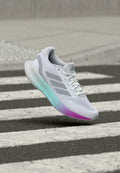 adidas Performance RUNFALCON 5 W - Road running shoes - footwear white/halo silver-coloured/core black