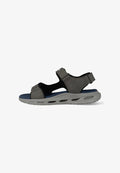 Skechers SKECHERS SANDALEN RELAXED FIT: ORVAN - GAMBLE 211371/CHAR GRIJS-41 - Walking sandals - grey