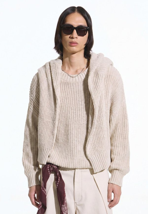 Bershka Jumper - sand