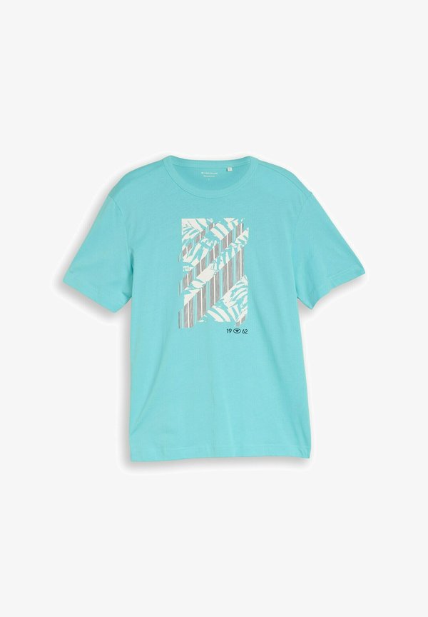 TOM TAILOR TOM TAILOR T-SHIRT T-SHIRT MIT PRINT - Print T-shirt - river teal