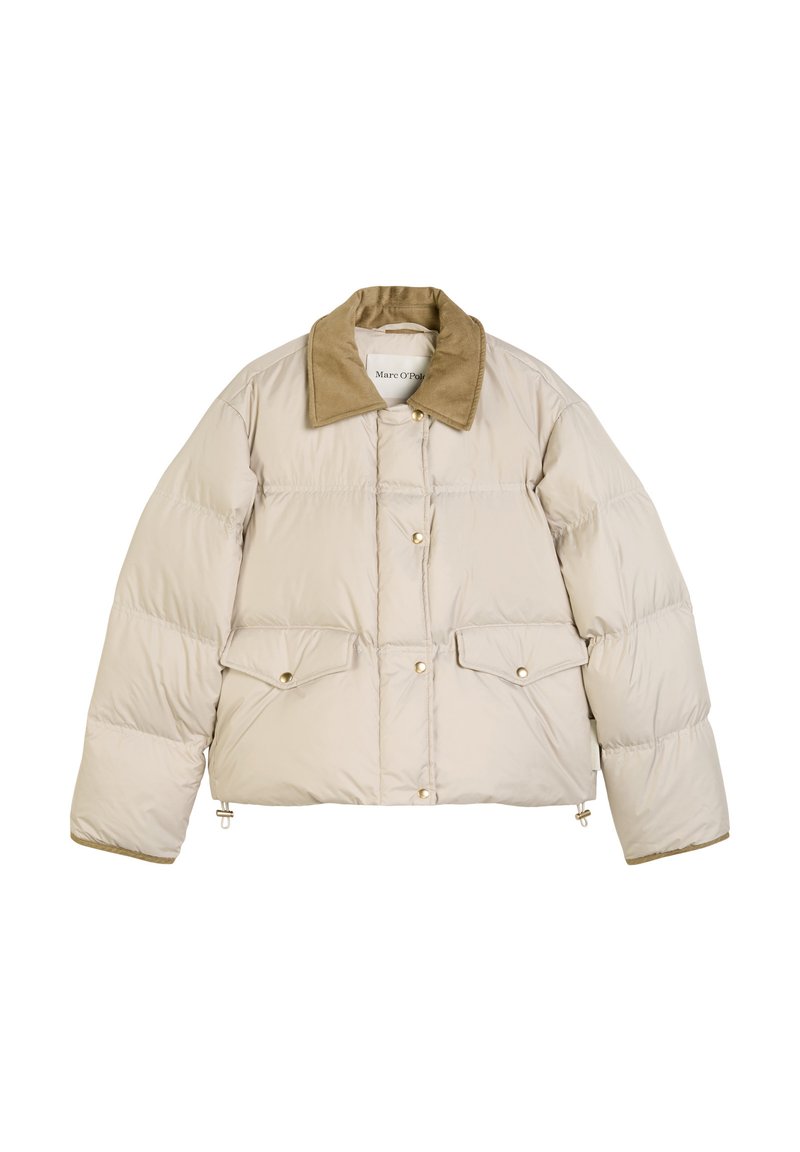JACKET CONTRAST COLLAR FLAP POCKETS Media 1