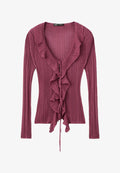Mango ADULT - Cardigan - bordeaux