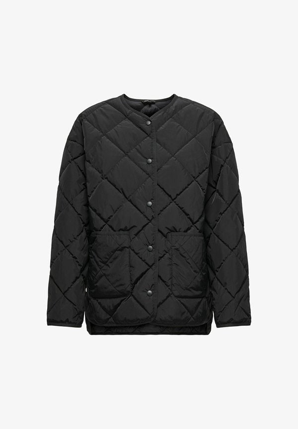 ONLY Quilted ONLALTHEA Quilted - Light jacket - black