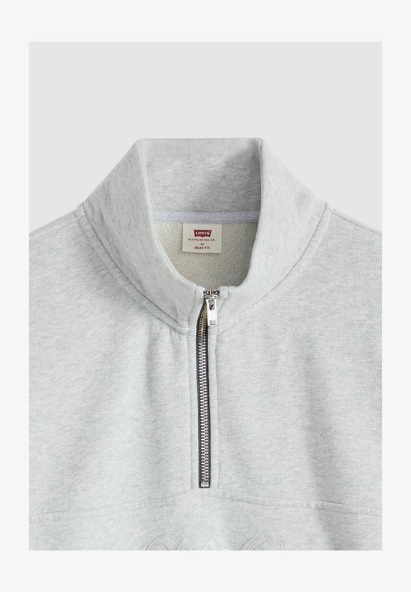 Levi's® BOXY QUARTER ZIP ALT PREP APPLIQUE OP - Sweatshirt - alt prep applique op