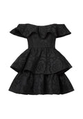 Malina TRACY OFF SHOULDER LACE MINI DRESS