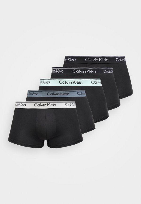 Calvin Klein Underwear LOW RISE TRUNK STRETCH 5 PACK  - Trunks - black