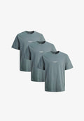 Jack & Jones 3ER PACK SOHO - Print T-shirt - stormy weather