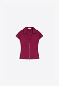 Bershka SHIRT 01268710 - Blouse - bordeaux