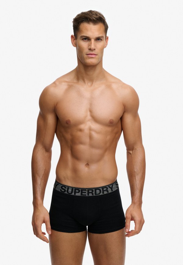 Superdry & Co 3 PACK - Trunks - schwarz grau