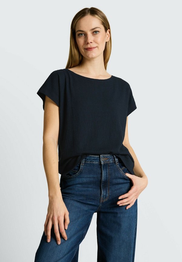 TOM TAILOR TOM TAILOR T-SHIRT LOOSE FIT T-SHIRT - Basic T-shirt - sky captain blue