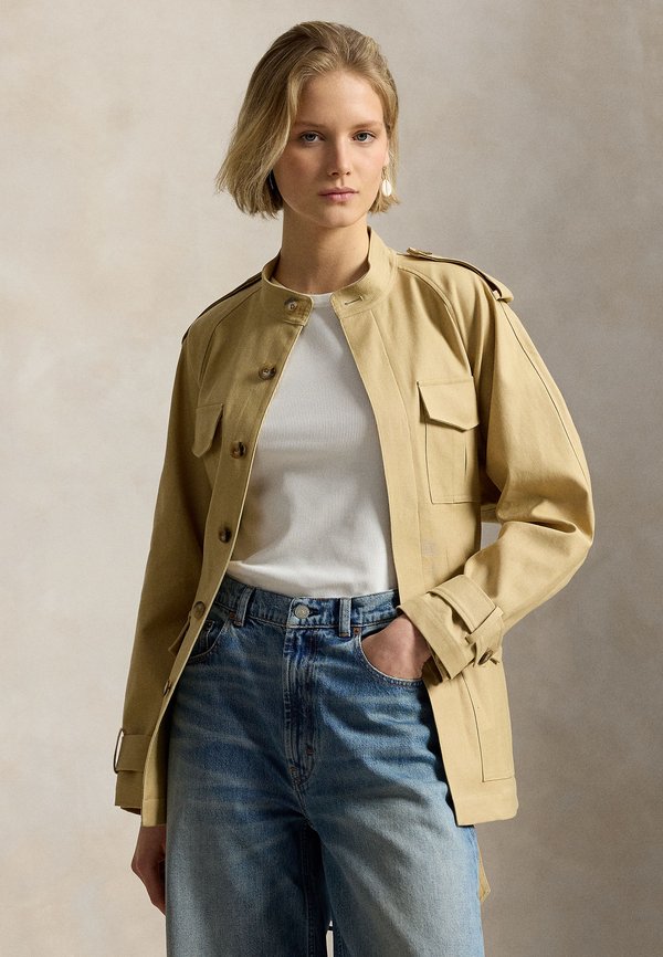 Polo Ralph Lauren BELTED HEMP-BLEND UTILITY JACKET