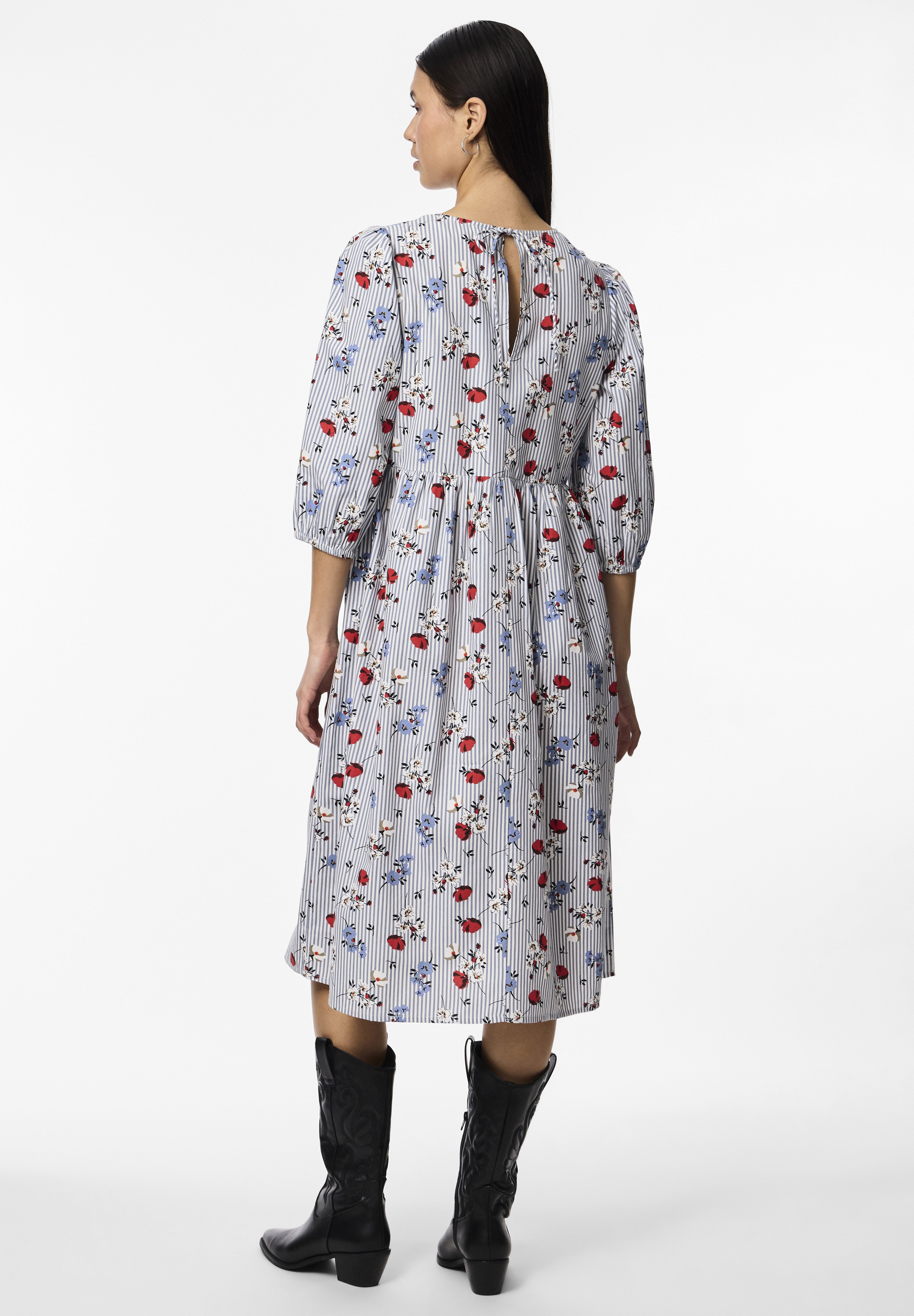 Pieces PCFINA 3/4 MIDI DRESS