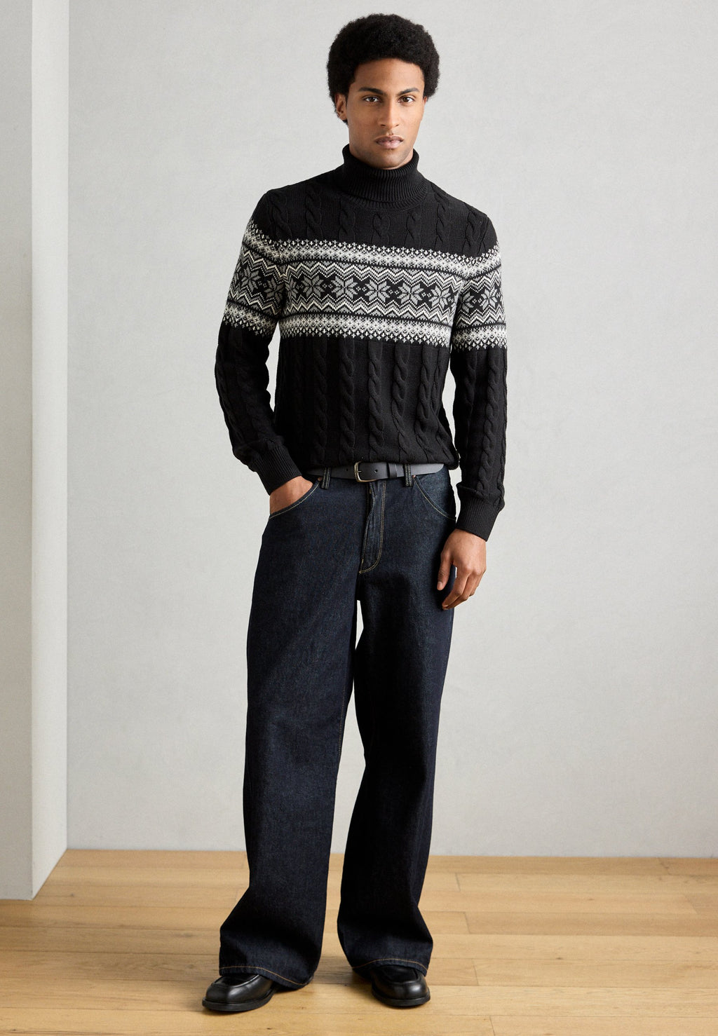CABLE ROLL NECK  Media 2