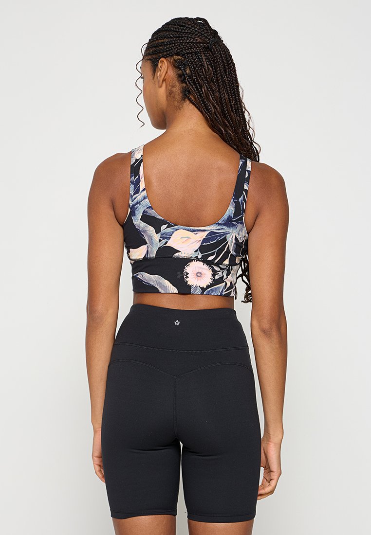 Under Armour MERIDIAN FITTED CROPTANKPRNT-BLK