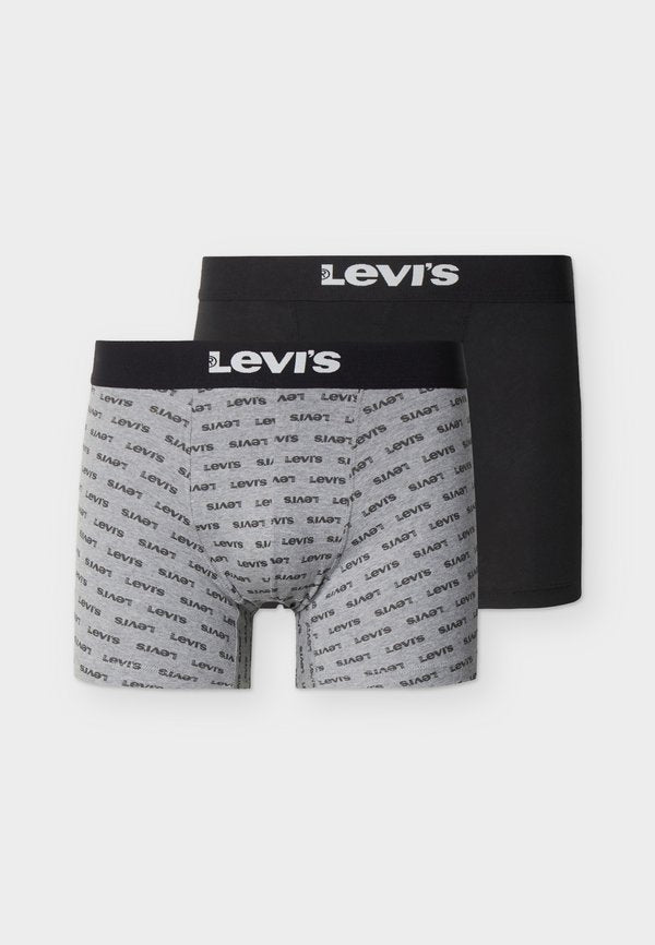 Levi's® MEN LOGO BRIEF 2 PACK - Boxer briefs - grey/black
