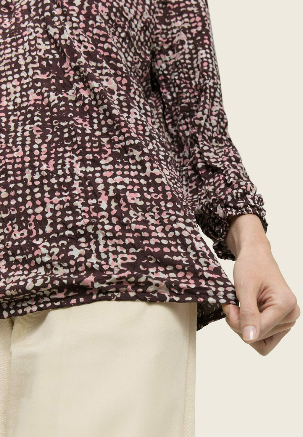 TOM TAILOR CRINKLE MIT MUSTER