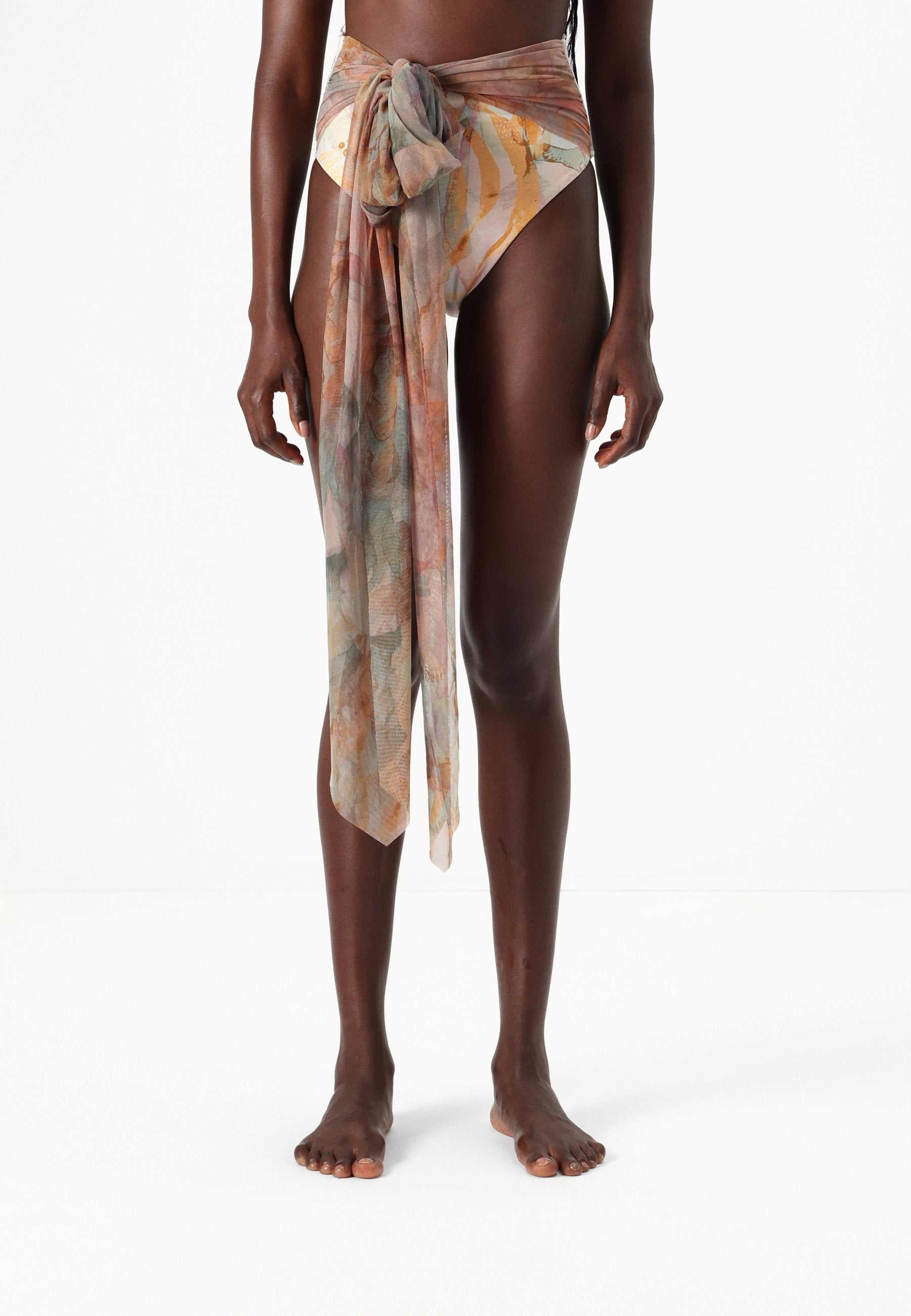 ANDREA IYAMAH ADI KAFTAN COVER-UP DRESS