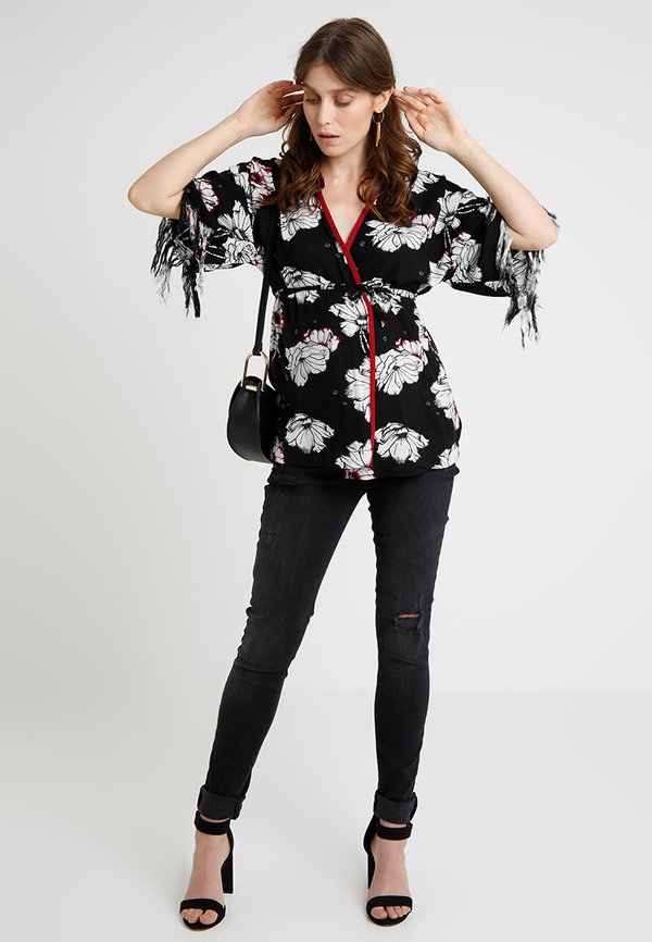 Supermom BLOUSE KIMONO FLOWER