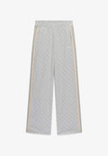 Guess 4G JACQUARD STRAIGHT LEG PANTS - Tracksuit bottoms - mehrfarbig grau
