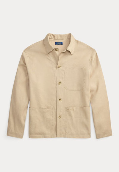 Polo Ralph Lauren STRETCH LINEN-COTTON OVERSHIRT