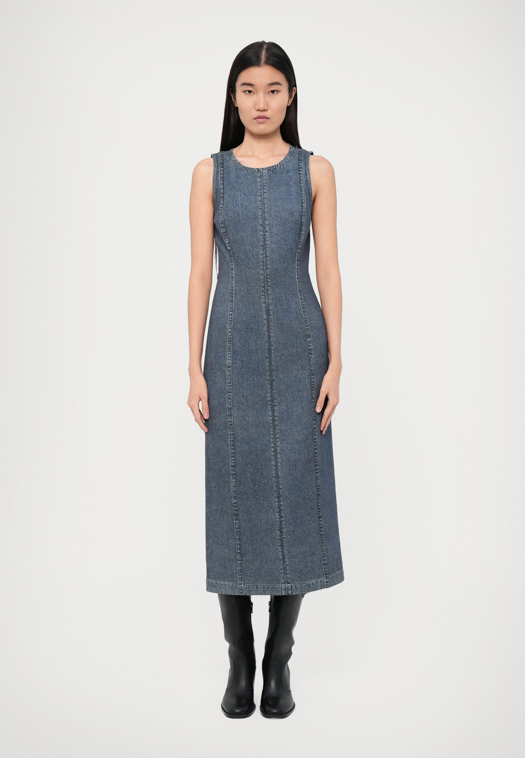 rag & bone MIRAMAR PONTE OLIVIA MIDI DRESS